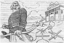 Илья Муромец. Рисунок Константина Васильева